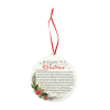 Missing You At Christmas Wooden Ornament