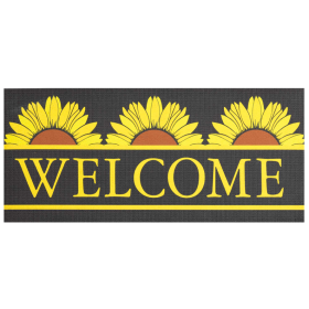 Doormat Insert Welcome Sunflower