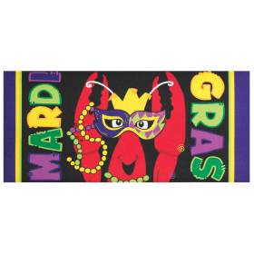 Doormat Insert Mardi Gras Crawfish Mask