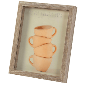 Framed Wall Art Cup Runneth Over Ps. 23:5