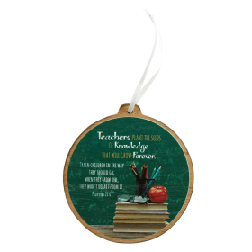 Ornament Teacher Plant The Seed Mdf