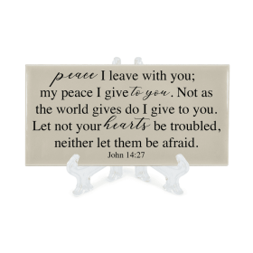 Tabletop Tile Peace I Leave John 14:77