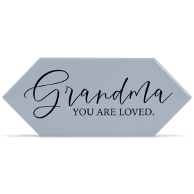 Tabletop Tile Grandma You are Loved Grey