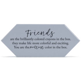 Tabletop Tile Friends Brilliantly Grey