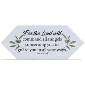 Tabletop Tile Ps.91:11 Lord Will Command