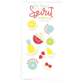 Towel Flrsack Fruit Of Spirit Ctn