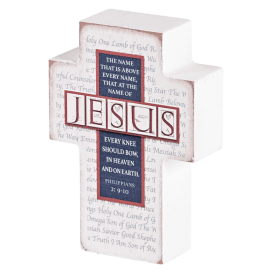 Tabletop Plaque Cross Names Of Jesus