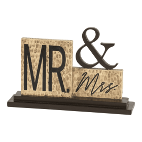 Tabetlop Figurine Mr And Mrs