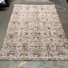 5x7 Oakton Jacquard Chenille Distressed Tapestry Area Rug