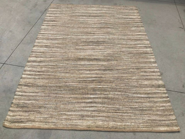 7x10 Feet Natural Beige Gray Handmade Jute Woven Area Rug