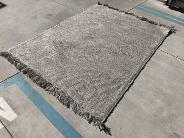 Jute Fringe Natural Area Rug