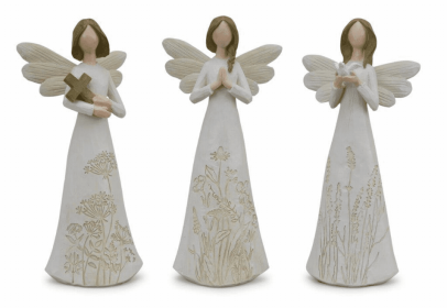 Angel (Set of 3) 8.75"H Resin