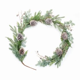 Juniper and Pine Garland (Set of 2) 6'L Plastic