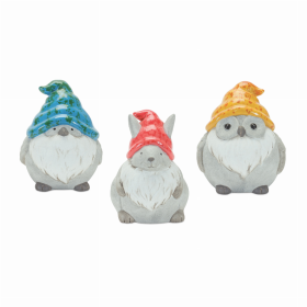 Animal Gnome (Set of 6) 5.5"H Terra Cotta