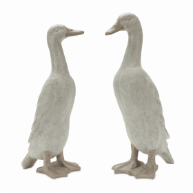 Duck (Set of 2) 17.5"H, 18.75"H Resin