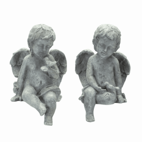 Cherub (Set of 2) 11"H Resin