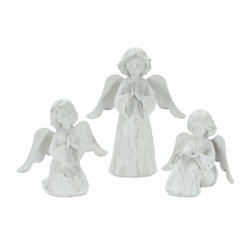 Angel (Set of 3) 5"H, 6"H, 8"H Resin