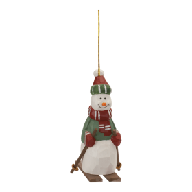 Snowman on Skis Ornament