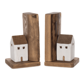 Wood House Bookend