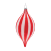 Striped Glass Ornament