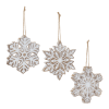 Glittered Snowflake Ornament