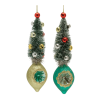 Pine Tree Reflector Drop Ornament