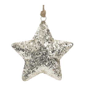 Mosaic Metal Star Ornament