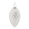 Frosted Glass Pinecone Ornament