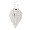 Frosted Glass Onion Ornament