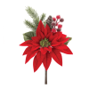 Poinsettia Flower Pick