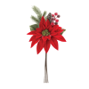 Poinsettia Flower Pick