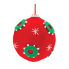 Whimsical Fabric Ball Ornament