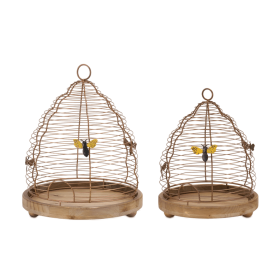 Bee Skep Hive Decor