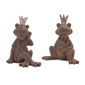 Royal Sitting Frog Figurine