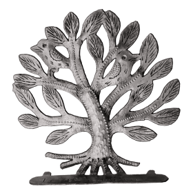 Freestanding Root Tree with 2 Birds