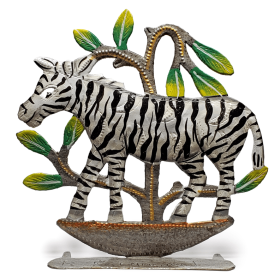 Freestanding Painted Zebra