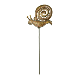 Painted Snail with Stake