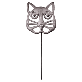 Cat Head with Stake