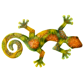 Painted Repousse Chameleon