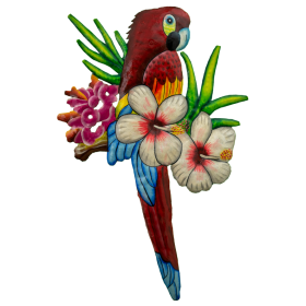 Painted Scarlet Macaw