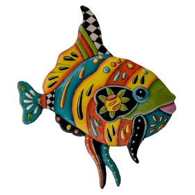 Large Painted Tropical Fish