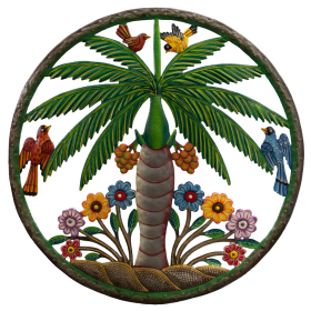 Painted Palm with Border