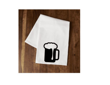 Beer Mug Tea Towel (St. Patrick's Day Theme)