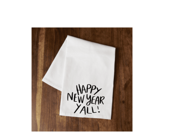 Happy New Year Tea Towel