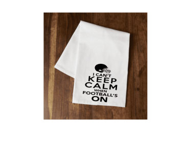 I Can't Keep Calm Teal Towel