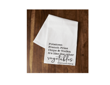 Potatoes: Tea Towel