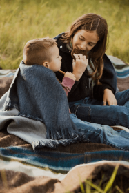 Stormy Seas Alpaca Throw Blanket