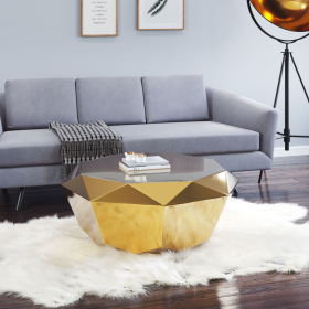 Diamond Coffee Table Gold