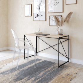 Yazmine Desk Natural & Black