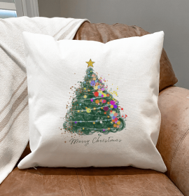 Christmas Tree Pillow Cover